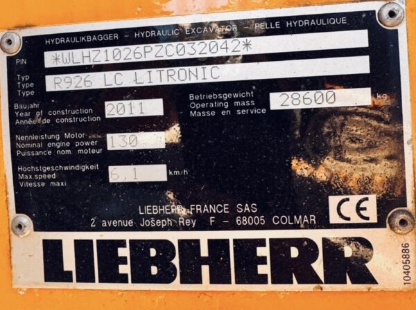 LIEBHERR 926 - Imagen 4