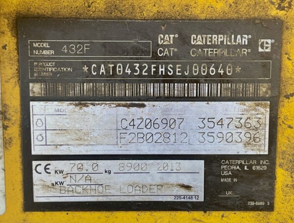 CATERPILLAR 432F - Imagen 17